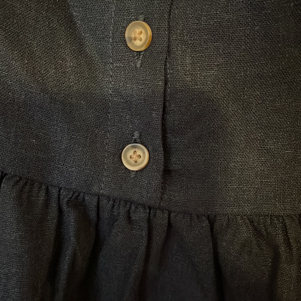 UO urban renewal dress * navy linen * size medium * new with tags! - Picture 3 of 5